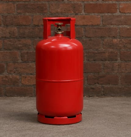 9kg LPG gas cylinder, popular size for home use